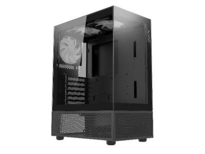 Case|ADATA|INVADER X MINI|MidiTower|Case product features Transparent panel|ATX|MicroATX|MiniITX|Colour Black|INVADERXMINIMT-BKCWW