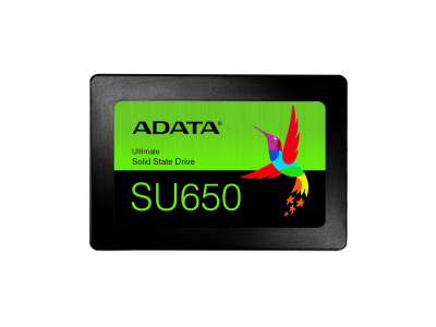 SSD|ADATA|SU650|512GB|SATA 3.0|Write speed 450 MBytes/sec|Read speed 520 MBytes/sec|2,5"|TBW 140 TB|MTBF 2000000 hours|ASU650SS-512GT-R