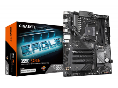 Mainboard|GIGABYTE|AMD B550|Socket AM4|ATX|RAM DDR4-SDRAM|4xSlots|2xNumber of M.2 (M) slots|B550 EAGLE|B550EAGLE1.0