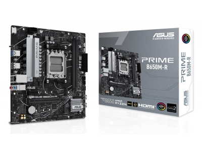 Mainboard|ASUS|AMD B650|SAM5|Micro-ATX|Memory DDR5|Memory slots 2|1xPCI-Express 4.0 1x|2xPCI-Express 4.0 16x|2xM.2|1xHDMI|4xUSB 2.0|2xUSB 3.2|1xRJ45|3xAudio port|PRIMEB650M-R