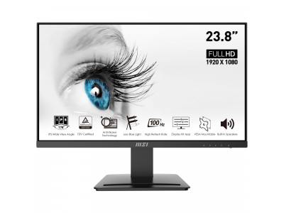 LCD Monitor|MSI|PRO MP243X|23.8"|Business|Matte|Panel IPS|1920x1080|16:9|100Hz|4 ms|Speakers|PROMP243X