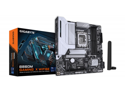 Mainboard|GIGABYTE|Intel B860 Express|LGA1851|Micro-ATX|Memory DDR5|Memory slots 4|2xPCI-Express 16x|2xM.2|1xHDMI|1xDisplayPort|1xAudio-In|1xAudio-Out|1xMicrophone|5xUSB 2.0|3xUSB 3.2|1xUSB-C|1xRJ45|B860MGAMINGXWIFI6E1.0
