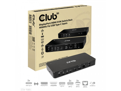 NB ACC DOCKING STATION/USB-C 120W CSV-1585 CLUB3D