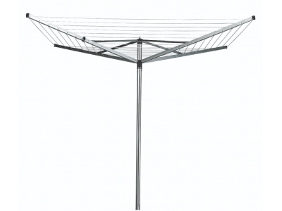 BRABANTIA rotējošs veļas žāvētājs Topspinner, 40m, 4 atzar., Metallic Grey