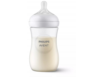 Philips Avent Natural Response barošanas pudelīte 260 ml, vidējas plūsmas knupītis, 1m+