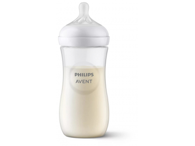 Philips Avent Natural Response barošanas pudelīte 330 ml, ātras plūsmas knupītis, 3m+