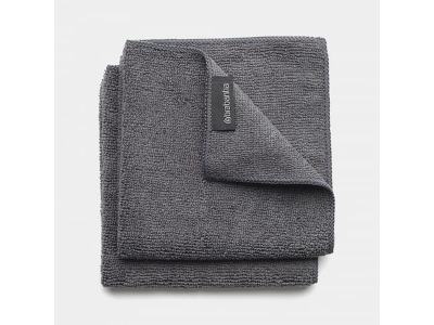 BRABANTIA Mikrošķiedras lupatiņa 2gb., dark grey