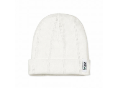 Lodger Beanie Pointelle bērnu cepurīte, Cream, 0-6 mēn.