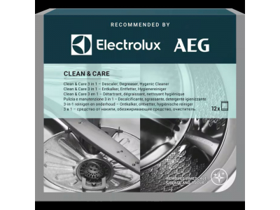 Electrolux Super Care  atkaļķotājs veļas un trauku mazgājamajām mašīnām, 3 in 1 (12 pcs)