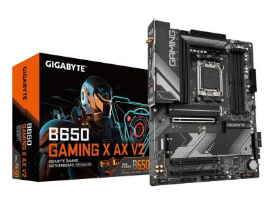 Mainboard|GIGABYTE|AMD B650|Socket AM5|ATX|RAM DDR5-SDRAM|4xSlots|Wi-Fi Yes|Bluetooth Yes|3xNumber of M.2 (M) slots|B650 GAMING X AX V2 1.2|B650GAMINGXAXV21.2