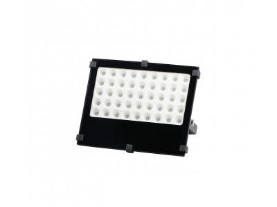 Bousval Électrique™ LED "Slim" sērijas Prožektors 50W 105lm/w 4500K Melns ar iebūvētu mikroviļņu sensoru