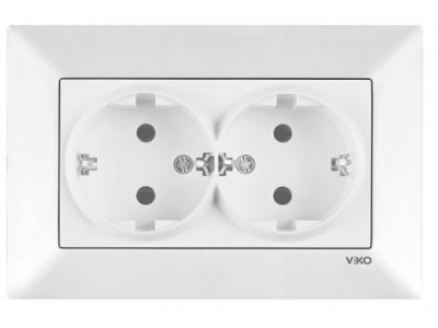 VIKO by Panasonic Karre dubultā elektrības kontaktligzda [rozete] ar zemējumu