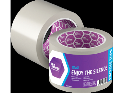 VAN LAUWER ™ Low noise līmlente, 48mm x 66m, caurspīdīga