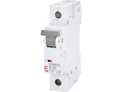 ElectroBase ® ETIMAT 6 1P 6KA B-25A  automātiskais slēdzis
