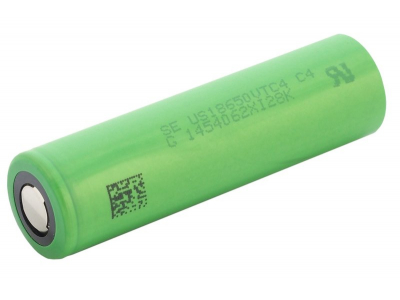 MURATA - SONY 18650 litija akumulators VTC4 3.7V Sony 2100 mAh iepakojuma 1 gb.
