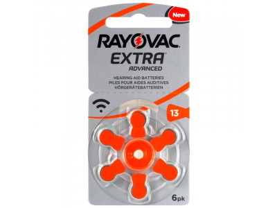 RAYOVAC Dzirdes aparāta baterija | izmērs 13 | 1.45V Rayovac Extra Advanced Zn-Air PR48