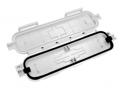 ElectroBase ® Mini izmēra Optisko kabeļu uzmava (mufta) adapterim SC simplex/LC duplex, 160x45x14mm