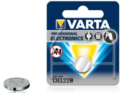 VARTA ® CR1220 baterijas Varta litija 6131 iepakojumā 1 gb.