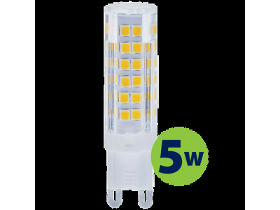 LED SPULDZE PL-G9-21054 5.5W 500lm 360° G9 2700K 16X62mm 220-240V
