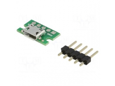  Modulis:adapteris | USB B mikro, tapu josla | USB Micro-B