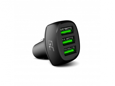 Green Cell ® 54W 3xUSB 12V/24V auto lādētājs ar tehnoloģiju Ultra Charge