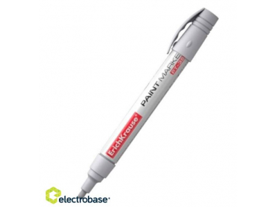  Pastāvīgais marķieris ErichKrause PT-350, balts, 1,5-2,5 mm, konisks