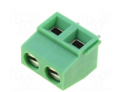  PCB spaiļu bloks | leņķis 90° | 5,08 mm | veidi:2 | uz PCB | terminālis