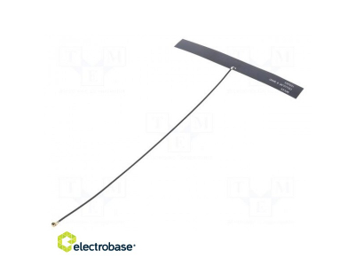  Antena | GSM, LTE | 2.2dBi,3dBi | lineārs | U.FL | Garums: 200mm