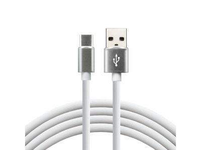 everActive™ USB-C 3.0 male / USB A male 1.5m everActive CBS-1.5CW 3.0A balts iepakojumā 1 gb.