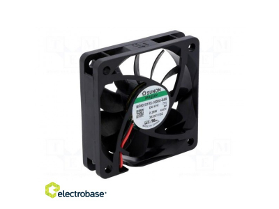  Ventilators:DC | aksiāls | 12VDC | 60x60x15mm | 51,65m3/h | 36,2 dBA | Vapo | 5400 apgr./min