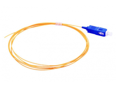  Optiskās šķiedras pigtails SC/UPC, Single Mode, 0.9mm LSZH Dzeltens, 2M :: Iepakoti pa 12gab.