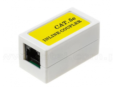 ElectroBase ® CAT5E inline savienotājs-adapteris | 2xRJ45 | UTP