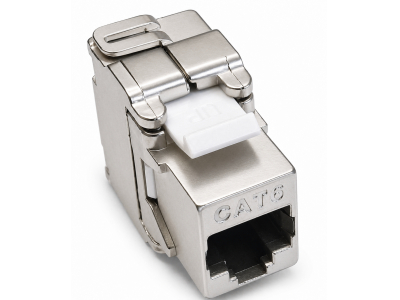 ElectroBase ® Modulārs STP/FTP CAT6 Keystone modulis | CAT6 Ligzda| CAT6/CAT5E