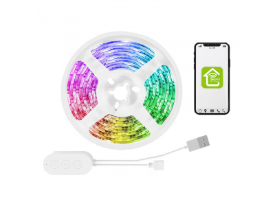  LED lentas komplekts ar pulti | Garums 2.8m | Wi-Fi | App TUYA, GOSUND