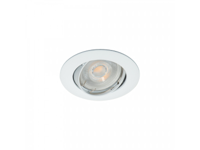 Iebūvējamais griestu gaismeklis VIDI CTC-5515-W Kanlux alumīnija GX5.3 12V 10W