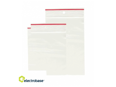  Zip Lock somas, 100X150mm, LDPE, 40mk, 100 gab.