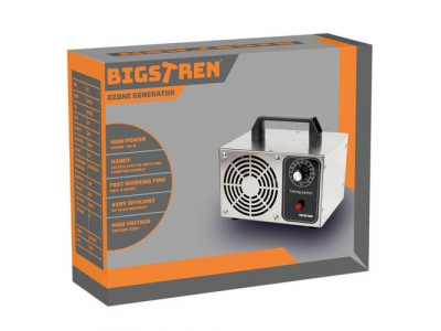  Ozona ģenerators 20,000mg/h | Jauda 50–120 W | Tameris 1-60min | Bigstren 21208