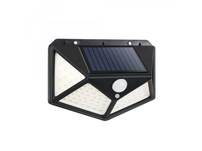  Forever Light SUNARI Solar Lamp LED / FLS-65 / 100*SMD / PIR / 6W / 480lm / 6000K / 1200mAh / Li-Ion