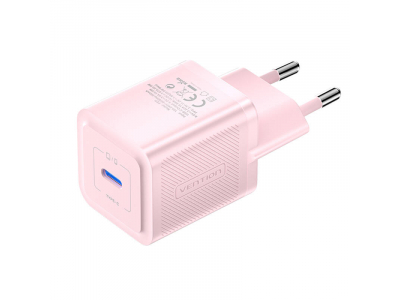  1-Port USB-C GaN Charger(20W) Pink