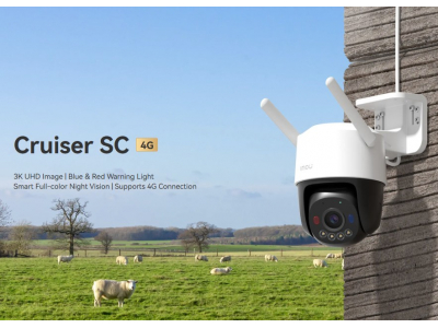 IMOU Imou Cruiser SC 4G 5MP IP kamera, 3K UHD, 4G LTE GSM, sirēna, balss sakari, B/R gaismas, SD 512GB