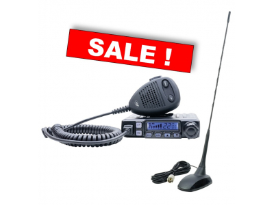 PNI ® Escort HP 7120 ASQ CB rācijas komplekts, RF Gain, 4W, 12V un PNI Extra 48 CB antena