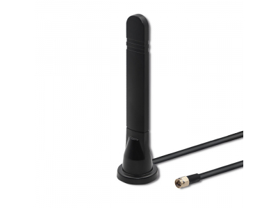 Qoltec ® 4G LTE antena ar magnētisko pamatni | 5 dBi | Visvirzienu | Iekštelpām | 600–2700 MHz | SMA | 3m