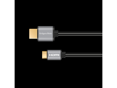 Kruger&Matz HDMI – Mini HDMI kabelis 180cm | Kruger & Matz