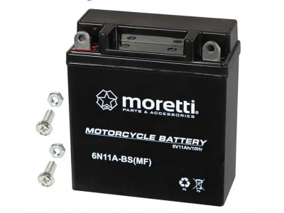 Moretti Motociklu akumulators 6V 11Ah | MOTO Moretti