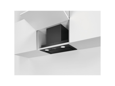 Electrolux tvaika nosūcējs (iebūv.), melns, 54 cm