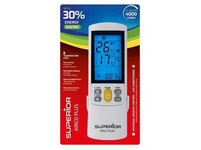 ElectroBase ® Universālā gaisa kondicioniera pults | 4000 modeļiem | LCD displejs | SUPCU001