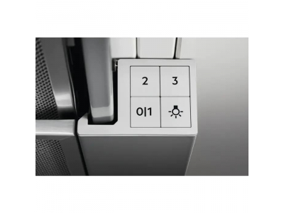 Electrolux izvelkams tvaika nosūcējs, 60 cm, C, pelēks
