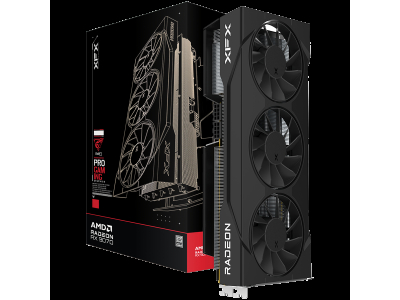 XFX Swift AMD Radeon RX 9070 GRE Triple 90mm Fan Gaming, 12GB GDDR6 192bit, 2790MHz / 18Gbps, HDMI 3xDP, AMD RDNA 4, 3 fan, 2 slot RX-97GRE29B7