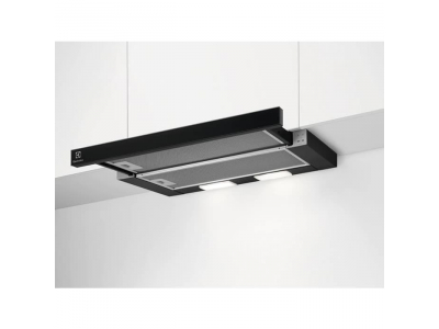Electrolux izvelkams tvaika nosūcējs, 60 cm, C, melns