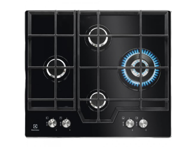 Electrolux stikla gāzes plīts virsma, iebūv., 60cm
